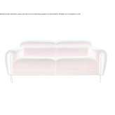 Sofa materiałowa 2-osobowa Khotiv