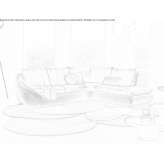 5-seater fabric corner sofa Legden