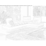 Segmentowa sofa materiałowa Sayat