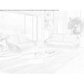 Sofa materiałowa 2-osobowa Legden