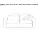 Aksamitna rozkładana sofa Firlej