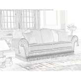 Sofa materiałowa 3-osobowa Milbank