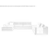 Sectional fabric sofa Uivar