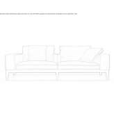 Skórzana sofa 3-osobowa Batlow