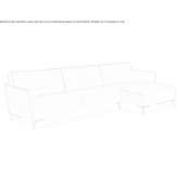 Sofa z szezlongiem Lere