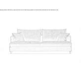 Sofa materiałowa 3-osobowa Cubillo