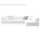 Corner modular fabric sofa Taby