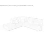 Corner fabric sofa bed Shotton