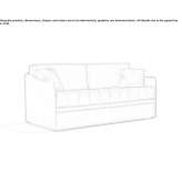 3-osobowa rozkładana sofa materiałowa ze zdejmowanym pokrowcem Samsat