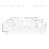 2-seater fabric sofa Kelso
