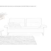 Skórzana sofa 2-osobowa Bocaiuva