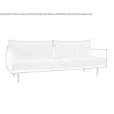 3-osobowa sofa Dacron® Nantwich