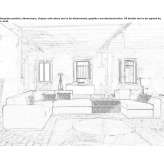 Fabric corner sofa Pioche