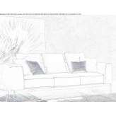 Leather sofa Cekcyn