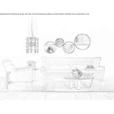3-seater fabric sofa Bayreuth