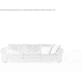 Sectional fabric sofa Benet