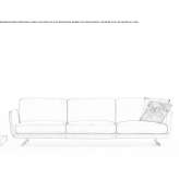 Sofa segmentowa ze zdejmowanym pokrowcem Hajos