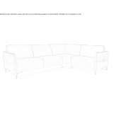 Skórzana sofa segmentowa Lere