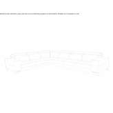 Leather sectional sofa Primda