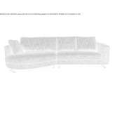 Sectional sofa with chaise longue Venray