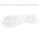 Fabric corner sofa Corzano