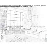 Segmentowa sofa materiałowa Jamilena