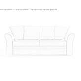 Dwuosobowa rozkładana sofa materiałowa ze zdejmowanym pokrowcem Shotton