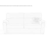 Materiałowa rozkładana sofa ze zdejmowanym pokrowcem Shotton