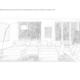 Corner fabric sofa with removable cover Thermal