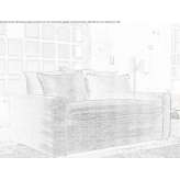 Dwuosobowa, tapicerowana sofa z tkaniny Newcomb