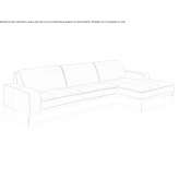 Skórzana sofa segmentowa Linda