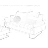 Skórzana sofa z zagłówkiem Lotzorai