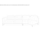 Narożna sofa segmentowa Paracas