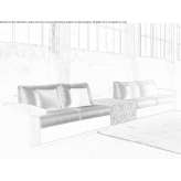 Rozkładana sofa segmentowa Quievy