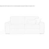 Fabric fold-out sofa with removable cover Shotton