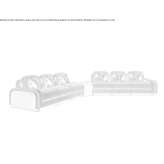 Sectional fabric sofa Pornic