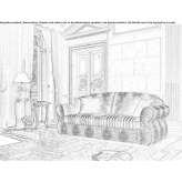 3-seater sofa with removable cover Dijon