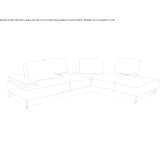 Narożna sofa Valencay