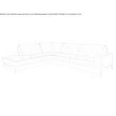 Skórzana sofa segmentowa Linda