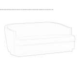Sofa z tkaniny Douai