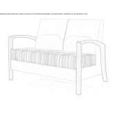 Tapicerowana sofa Chui