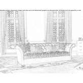Pikowana sofa w stylu Chesterfield Marotta