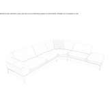 Skórzana sofa segmentowa Smirna