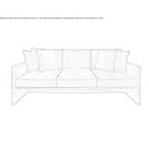 Sofa materiałowa 3-osobowa Luchanas