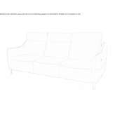 Sofa with electric drive, headrest and footrest Waidring