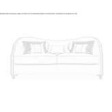 Sofa materiałowa 3-osobowa Dalnic