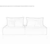 4-seater sectional fabric sofa Horodlo