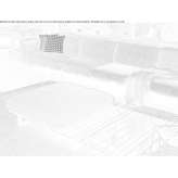 Calacatta marble sectional sofa Cleora