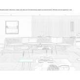 Sectional curved fabric sofa Bredbury