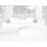 modern, 6-seater, leather sofa in a modern style Bonlez